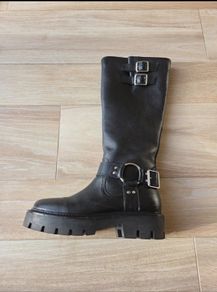 Knee boots - Genuine leather