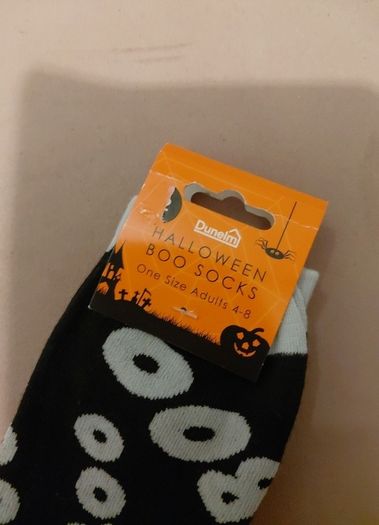 halloween Boo ladies socks