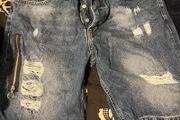 jeans shorts blue size 36 W L / XL