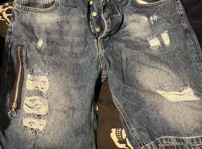 jeans shorts blue size 36 W L / XL