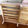 Girl Extendable Bed. light Pink and Mattress. IKEA BUSUNGE Image 2
