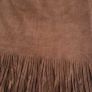 Brown Fringe Suedette Wrap Scarf Image 3