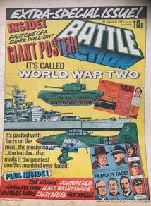 Battle & Valiant Comics x 5, IPC Magazines, 1977 and 1976 UK Vintage Comics, Golden Age