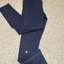 Lululemon leggings / navy / pockets / reflective/ new Image 2