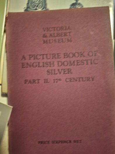 10 x Vintage1920's / 60's  Books on old silver from the 18th century
