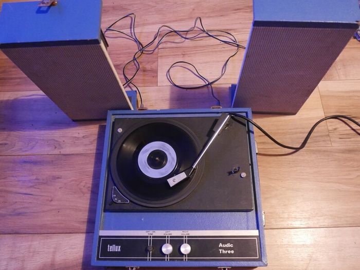 Tellux Audic Three vintage record player