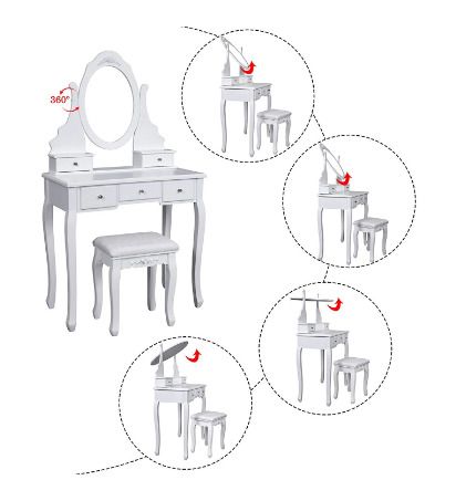 BRAND NEW Modern Makeup Table Dressing Table
