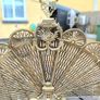 1960/70s Brass Peacock Firescreen Image 5