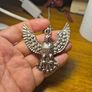 Vintage Eagle and Skull Necklace Image 8