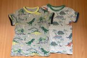 Two M&amp;S dinosaur t-shirts 5-6y