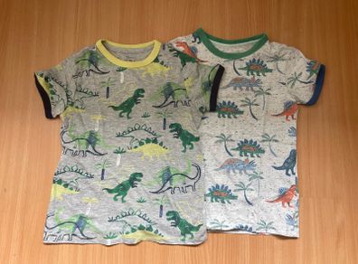 Two M&S dinosaur t-shirts 5-6y