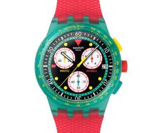 Swatch Neon Emerald Chrono (Grade B)