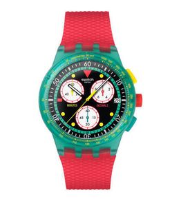 Swatch Neon Emerald Chrono (Grade B)