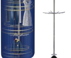 Electric Clothes Dryer, 900W Portable Drying Pod 2 Tier Heated Airer with Hot Air Circulation Holds 12kg for Quick-Dry Laundry & Delicate Clothing