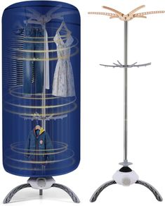 Electric Clothes Dryer, 900W Portable Drying Pod 2 Tier Heated Airer with Hot Air Circulation Holds 12kg for Quick-Dry Laundry & Delicate Clothing