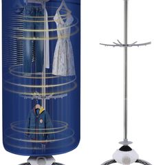 Electric Clothes Dryer, 900W Portable Drying Pod 2 Tier Heated Airer with Hot Air Circulation Holds 12kg for Quick-Dry Laundry & Delicate Clothing