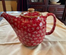 Nicholas Mosse Red Lawn tea pot first quality