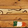 Rustic Old Irish Hurley Wall Wood Art Image 5
