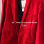 Zara women's red velvet blazer jacket Size XL (UK 14-16), AS NEW Image 3