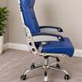 Kenya Airways Boeing 737-800 Aircraft Seat Upcycled Office Chair with Life Jacket Image 3