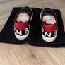 Givenchy black, white and red Urban Street logo leather sneakers Image 4