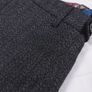 Ted Baker Dark Grey Textured Tailored Straight Wool Trousers 14UK/42EU Image 6
