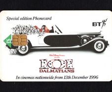 United Kingdom UK5 101 Dalmatians Dognapped Phone Card