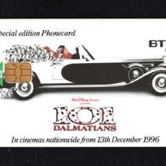 United Kingdom UK5 101 Dalmatians Dognapped Phone Card