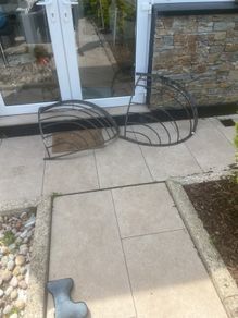 Two old Cast Iron Hay feeders