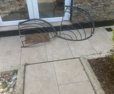 Two old Cast Iron Hay feeders