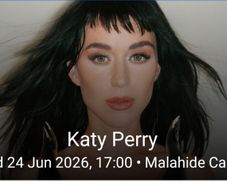 2 katy Perry tickets