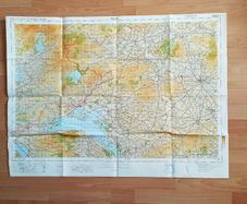 Vintage Ordnance Survey maps of Northern Ireland set of 9 maps
