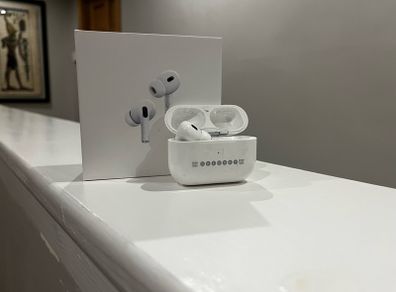 AirPods Pro 2 left earbud and case