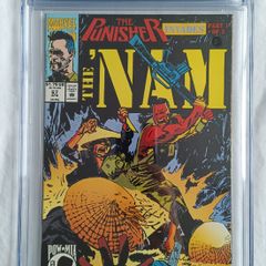 The Punisher Invades The 'Nam Marvel  Vietnam Issue 67 CBCS / CGC 9.8 Certified Graded Comic Framed  DC