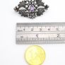 Marcasite & Amethyst Sterling Silver Brooch Image 7