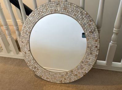 Pearlescent Mosaic Mirror