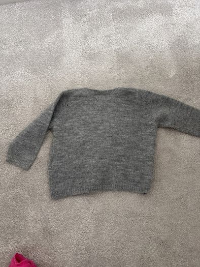 Grey Baby cardigan size 4-6 m