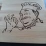 Chopping board personalised chopping board wedding gift present Image 2