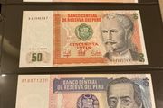 Peru banknotes uncirculated year 1987