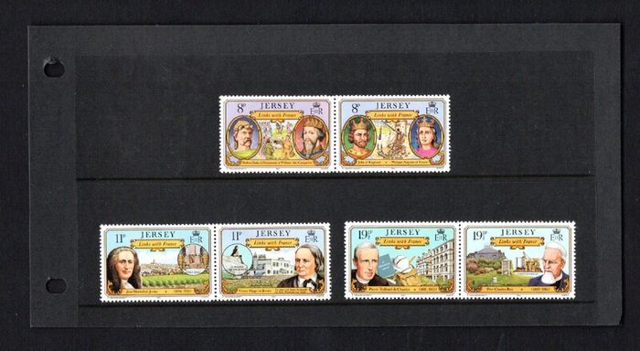1982 Jersey Links with France Commemorative Stamps Presentation Pack