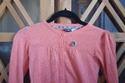 Peach cardigan size 4-5 years
