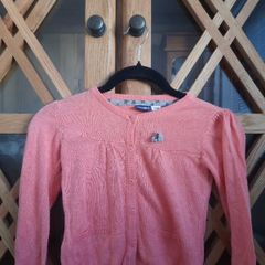Peach cardigan size 4-5 years
