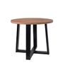 FLEXI 170 Extendable Round Dining Table Laminated or Veener Top 100-170cm Image 8