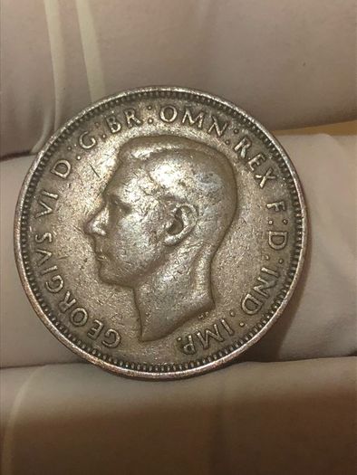 George VI half penny  x 36 Pictures