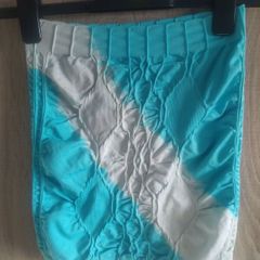 tube top xs blue white