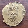 1519 Hammered Gold Ecu, Francis 1st of France. 'Gold Ecu with sun'. 3 grams of medieval gold! Image 5