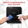 Portable Induction Hob 2000W With Fast Warm-Up Mode, Single Induction Cooker With 10-Level Power and Temperature Control, Electric Hot Plate With Child Lock, 4-Hour Timer Image 6