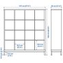 IKEA Kallax shelving unit with under frame Image 8