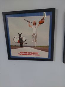 Rolling Stones - "Get Yer Ya-Yas Out"  - framed LP cover