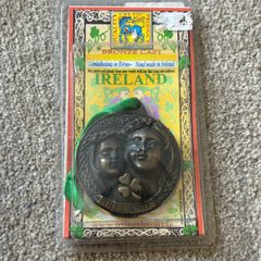 cold-cast bronze hanging medallion or ornament titled "Mother", handmade in Ireland